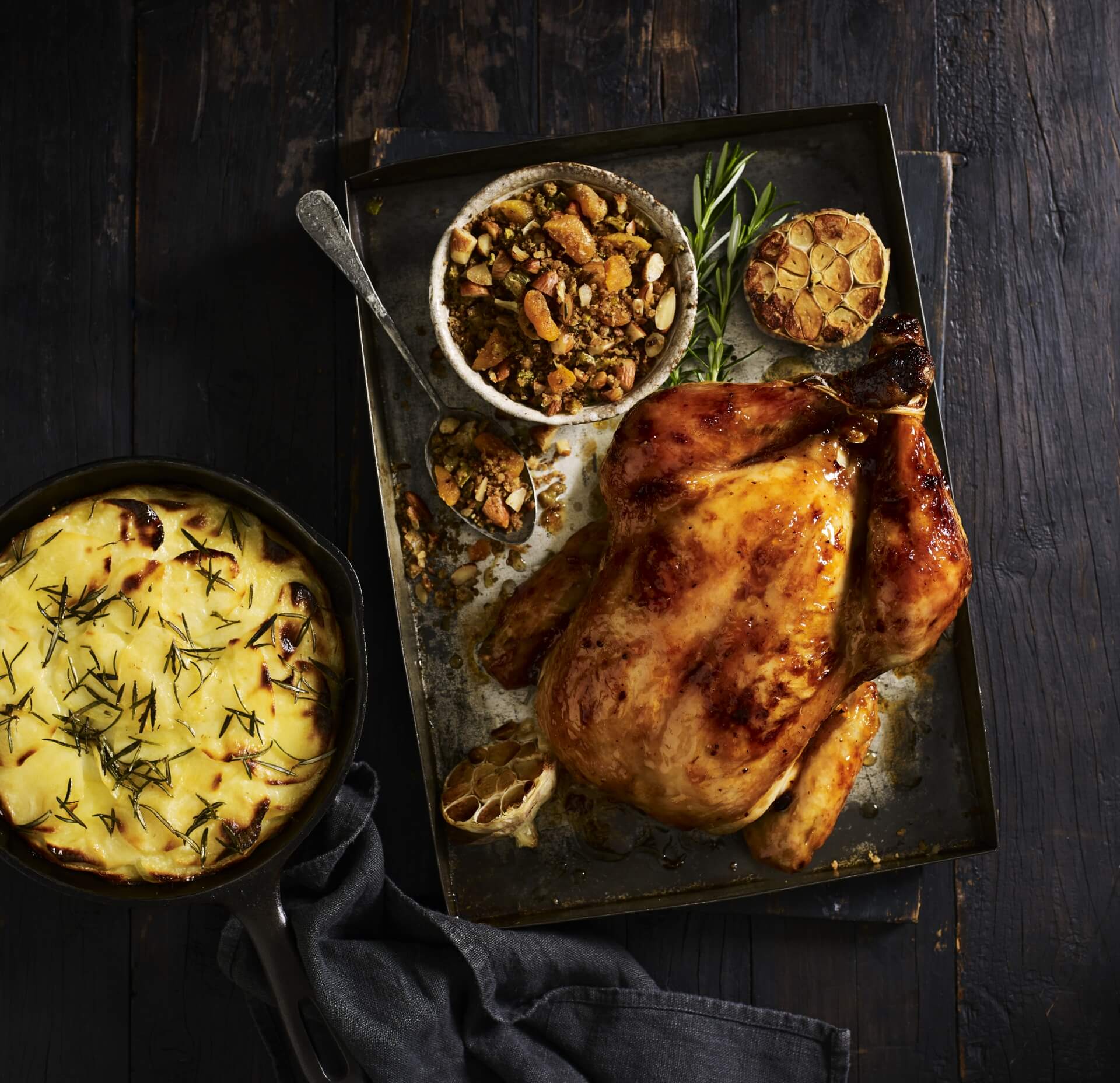 Roast chicken photo